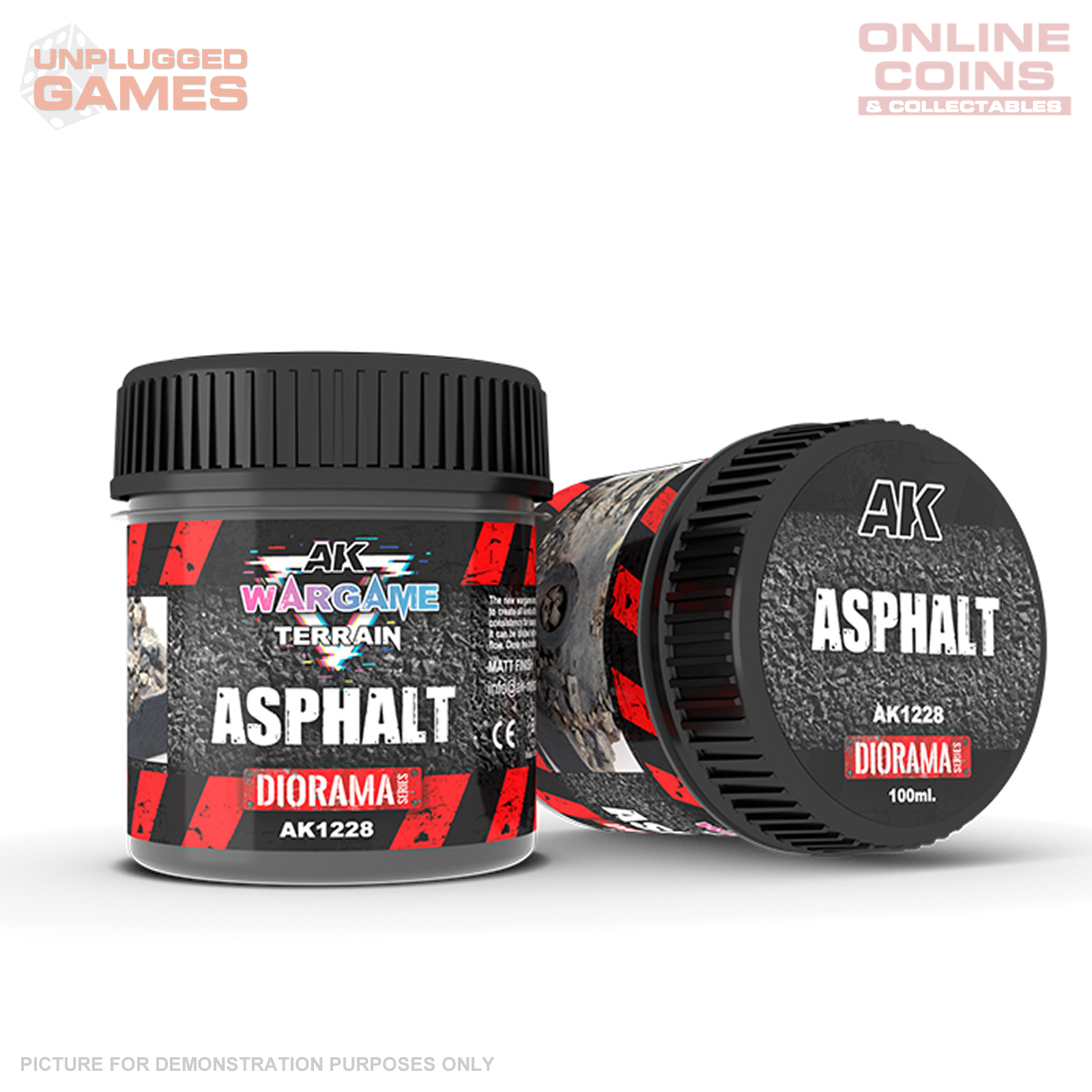 AK Interactive - Terrains - Asphalt 100 ml
